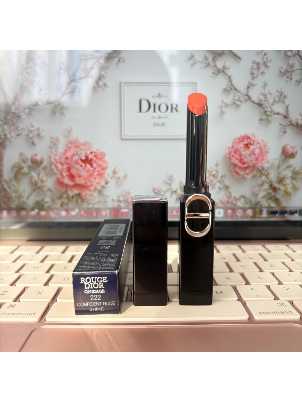 ROUGE DIOR ON STAGE LIPSTICK - 222 Confident Nude Shine